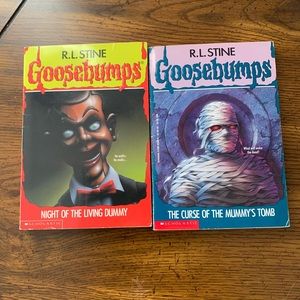 2 goosebumps books